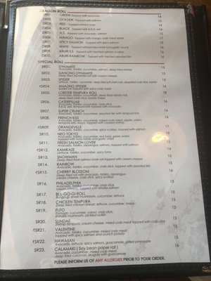 Menu photo 4 Minami Sushi Aurora, ON