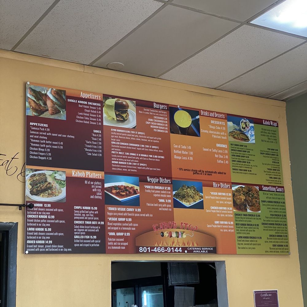 Kabob Stop - Menu - Pakistani Near Me - Salt Lake City, Utah Kabob Stop - Menu - Pakistani Near Me - Salt Lake City, Utah