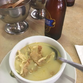 Coox Hanal - Sopa de lima (chicken, tortilla strips in a lime based broth, spicy and lemony) - Yucatan Near Me - México, D.F., DIF