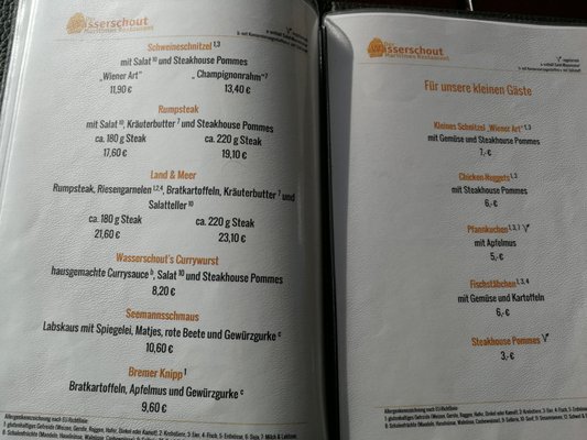 Menu photo 2 Der Wasserschout Bremerhaven, HB Menu photo 2 Der Wasserschout Bremerhaven, HB