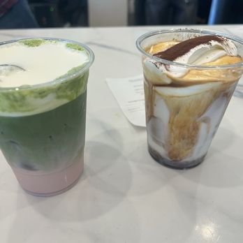Yeems Coffee - Strawberry Matcha Latte and Vienna Latte. - Coffee & Tea Near Me - Gardena, California Yeems Coffee - Strawberry Matcha Latte and Vienna Latte. - Coffee & Tea Near Me - Gardena, California