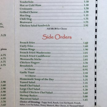 Cook's Pizza - a menu for a side order - Pizza Near Me - Wakarusa, Indiana Cook's Pizza - a menu for a side order - Pizza Near Me - Wakarusa, Indiana