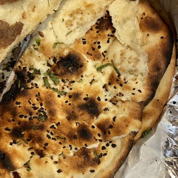 AB Indian Sweets & Catering - Burnt Garlic Nan dry with no butter and hard as a rock!! Absolutely disgusting!! - Desserts Near Me - Sacramento, California