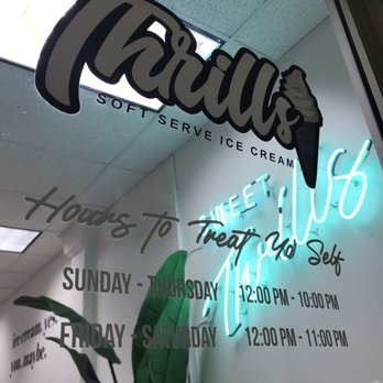 Thrills Soft Serve - Hours of operation 5/2019! - Ice Cream & Frozen Yogurt Near Me - Honolulu, Hawaii Thrills Soft Serve - Hours of operation 5/2019! - Ice Cream & Frozen Yogurt Near Me - Honolulu, Hawaii