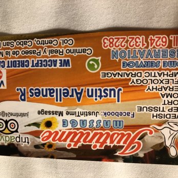 Justintime Massage - New card - Day Spas Near Me - Cabo San Lucas, BCS