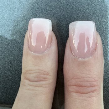 Rose Nail Lounge - Same Nails Opposite Hands One Huge Nail One Smaller - Nail Salons Near Me - Las Vegas, Nevada