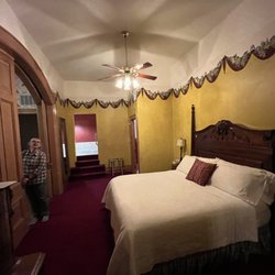 Decker Hotel & Restaurant - The Grand Suite bedroom, with functional double sliding doors.