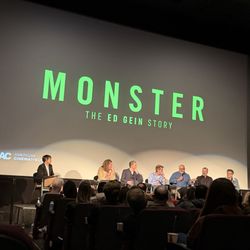 Aero Theatre - April 25 2026 charlie hunnam, ian brennan, max winkler, michael bauman discussing Monster: Ed Gein