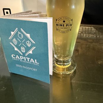 Nine Pin Cider - They are on the capital craft beverage tour so we stopped in to get our passport stamp. John was an awesome server and found the stamp.! - Breweries Near Me - Albany, New York