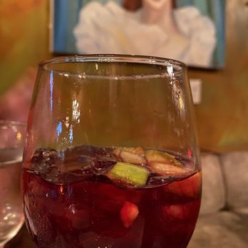 Santiago's Bodega - Red sangria-not too sweet, plenty of fruit - Tapas Bars Near Me - Orlando, Florida
