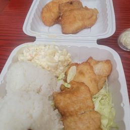 Fried fish plate