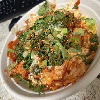 SeoulSpice - Fireball bowl with cilantro added - Korean Near Me - Arlington, Virginia