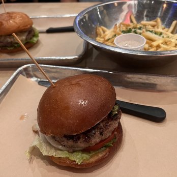 Hopdoddy Burger Bar - Magic Shroom  El Diablo  Parmesan Truffle Fries - Burgers Near Me - Austin, Texas