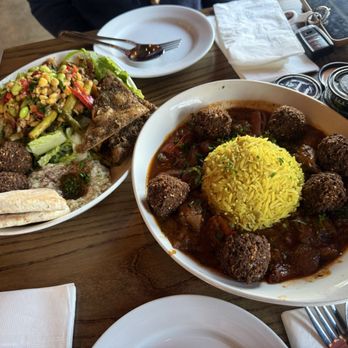 Dish N Dash San Jose - Veggie platter and Tabsi Falafel - Mediterranean Near Me - San Jose, California Dish N Dash San Jose - Veggie platter and Tabsi Falafel - Mediterranean Near Me - San Jose, California
