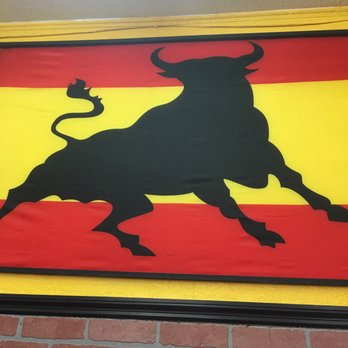 Espanoles Cafe - a picture of a bull on a spanish flag - Spanish Near Me - Hialeah, Florida Espanoles Cafe - a picture of a bull on a spanish flag - Spanish Near Me - Hialeah, Florida