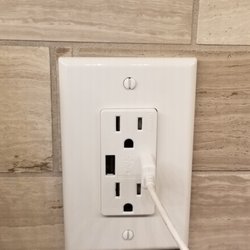 Rodriguez Electric Company - Updated outlets with USB for cell phone charging.