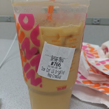 Dunkin' - I got this instead of a coconut caramel and added some cream and liquid sugar. Paid extra for the flavor cream. - Donuts Near Me - Pearl City, Hawaii Dunkin' - I got this instead of a coconut caramel and added some cream and liquid sugar. Paid extra for the flavor cream. - Donuts Near Me - Pearl City, Hawaii