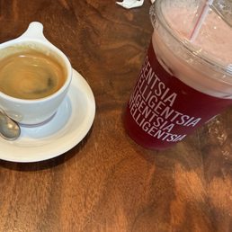 Espresso and herbal yuzu Espresso and herbal yuzu