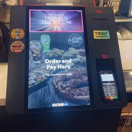 Self serve order concession stand