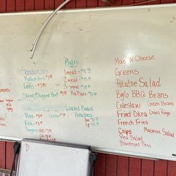 Big 6’s BAR-B-QUE - Menu
