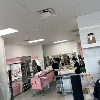Crumbl - Cupertino - Bright and inviting kitchen. Workers were baking them fresh! - Bakeries Near Me - Cupertino, California