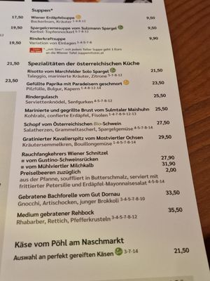Menu photo 4 Zum weißen Rauchfangkehrer Vienna, 9 Menu photo 4 Zum weißen Rauchfangkehrer Vienna, 9