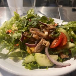 Thai Steak Salad (but with grilled chicken)
