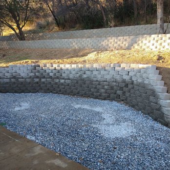 Step Up Concrete - Three 3 foot tall retaining walls with french drains. - Masonry/Concrete Near Me Step Up Concrete - Three 3 foot tall retaining walls with french drains. - Masonry/Concrete Near Me