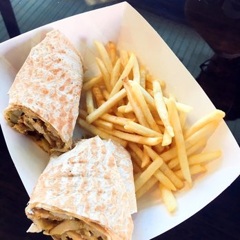 Gyro Stop - Chicken shawarma wrap with fries - Mediterranean Near Me - Mansfield, Texas Gyro Stop - Chicken shawarma wrap with fries - Mediterranean Near Me - Mansfield, Texas