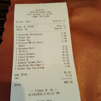 Sushi 99 - Order this. Exceptional - Sushi Bars Near Me - Port Orange, Florida Sushi 99 - Order this. Exceptional - Sushi Bars Near Me - Port Orange, Florida
