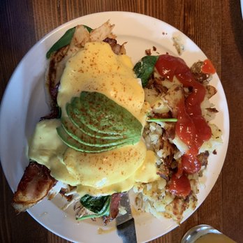 Victorian Cafe - California eggs Benedict with homemade hollandaise sauce..... incredible! - Breakfast & Brunch Near Me - Bend, Oregon