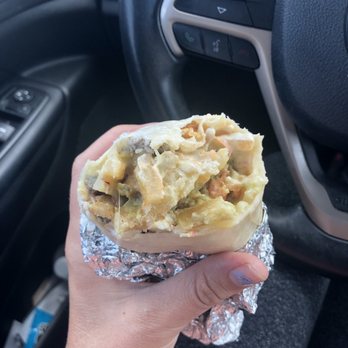 Burrito Perdido - California burrito, drenched in sour cream. - Mexican Near Me - Chesapeake, Virginia