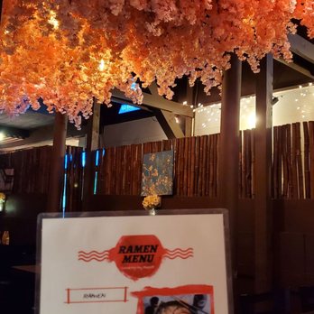 Sushiya - Menu and indoor dining area - Sushi Bars Near Me - San Dimas, California