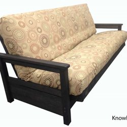 Futon Etcetera - Base Knowlton fabriqué au québec en pin gris. Choix de couleur et format. Garanti 5 ans par le fabricant. Prix à partir de 549.$