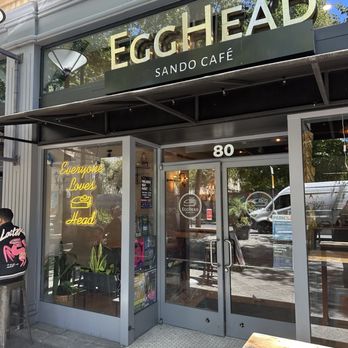 Egghead Sando Cafe - The outside area! - Breakfast & Brunch Near Me - San Jose, California