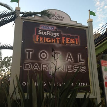Six Flags Discovery Kingdom - 2013 Freight Fest Theme: Total Darkness begins 9/28/13!!!  Ahhhhhhhh...! - Amusement Parks Near Me - Vallejo, California