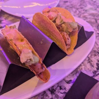 SoBe Restaurant and Lounge - HH Shrimp tacos . So bland. No real taste - American Near Me - Lanham, Maryland