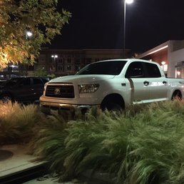 Open space parking for my lifted truck for nearby shopping and eats.