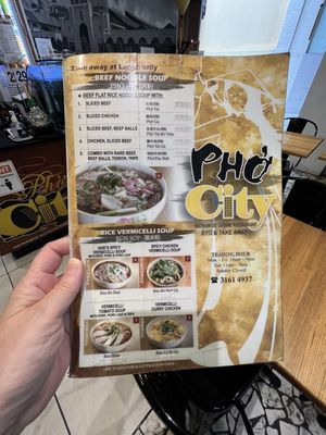 Menu photo 1 Pho City Brisbane, QLD