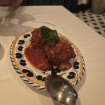 Carbone - Meatballs (our server recommended): 6/5! - Italian Near Me - Las Vegas, Nevada Carbone - Meatballs (our server recommended): 6/5! - Italian Near Me - Las Vegas, Nevada
