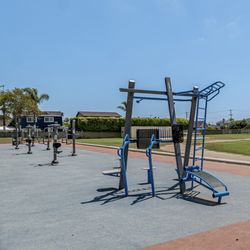 Marine View Middle School - Workout equipment for the students