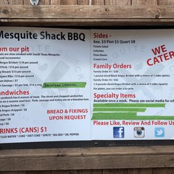 Mesquite Shack BBQ - Menu