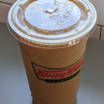 Krispy Kreme - Large iced coffee. Did its job of adding some pep to my step - Donuts Near Me - Gardena, California Krispy Kreme - Large iced coffee. Did its job of adding some pep to my step - Donuts Near Me - Gardena, California