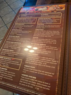 Menu photo 5 Marisol's Mexican Grill Georgetown, TX