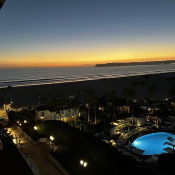 Hotel del Coronado, Curio Collection by Hilton - View from our balcony at night - Coronado, CA