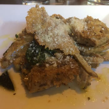 Sorella - Pan fried artichokes with Parmesan - Pizza Near Me - Hartford, Connecticut Sorella - Pan fried artichokes with Parmesan - Pizza Near Me - Hartford, Connecticut