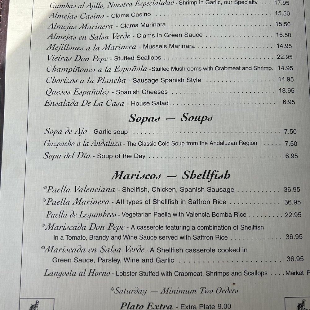 Don Pepe - Menu - Spanish Near Me - Newark, New Jersey Don Pepe - Menu - Spanish Near Me - Newark, New Jersey