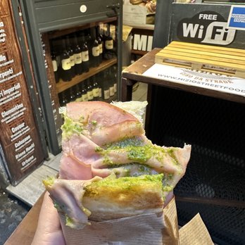 Mizio's Street Food - Urbana: mortadella and pesto - Sandwiches Near Me - Rome, RM