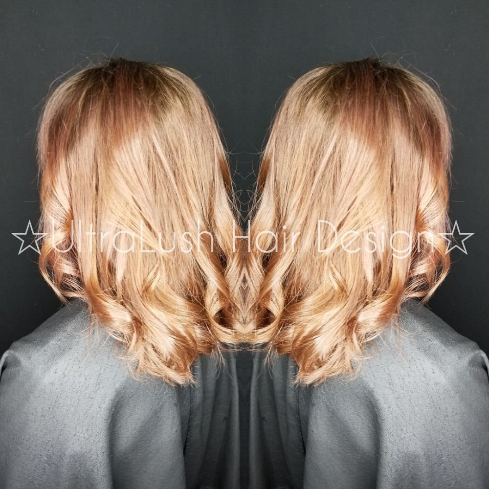 UltraLush Hair Design Logo