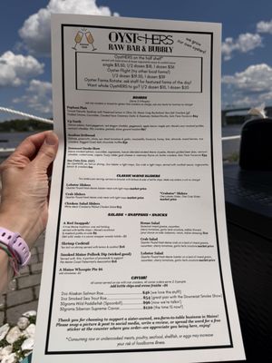 Menu photo 2 OystHERS Raw Bar & Bubbly Bath, ME Menu photo 2 OystHERS Raw Bar & Bubbly Bath, ME
